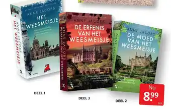 Boekenvoordeel Het Weesmesje, De Erfenis Van He Weesmeisje Of De Moed Van Het Weesmeisje - Anne Jacobs aanbieding