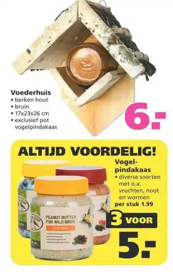 Ranzijn Voederhuis Of Vogelpindakaas aanbieding