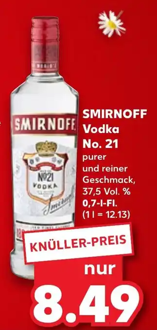 Kaufland DE SMIRNOFF Vodka No.21  700ml aanbieding