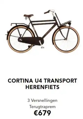 Cortina Cortina U4 Transport herenfiets aanbieding