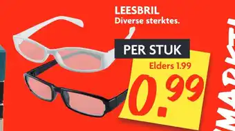 Dekamarkt Leesbril aanbieding