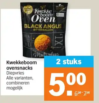 Albert Heijn Kwekkeboom Ovensnacks 2st aanbieding