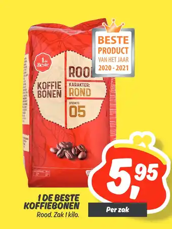 Dekamarkt 1 De Beste Koffiebonen aanbieding