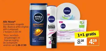 Albert Heijn Nivea 1+1 aanbieding