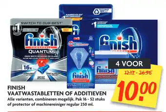 Dekamarkt Finish Vaatwastabletten Of Additieven 250ml aanbieding