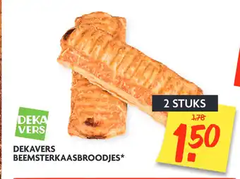 Dekamarkt Dekavers Beemsterkaasbroodjes aanbieding