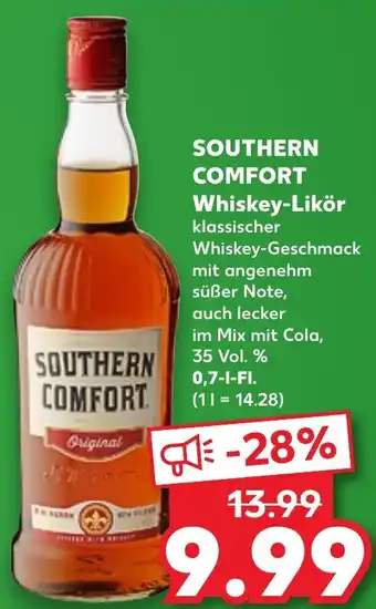 Kaufland DE SOUTHERN COMFORT Whiskey-Likör 0.7L aanbieding