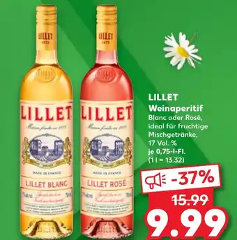 Kaufland DE LILLET Weinaperitif 0.75L aanbieding