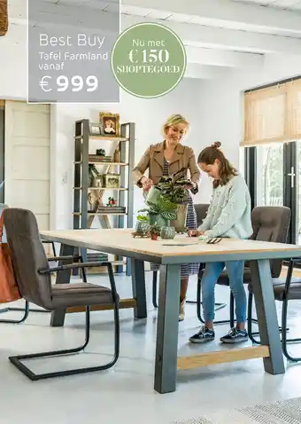 Henders & Hazel Best Buy Tafel Farmland aanbieding