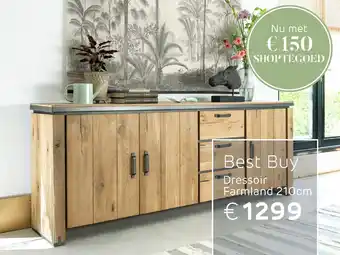 Henders & Hazel Best Buy Dressoir Farmland 210cm aanbieding