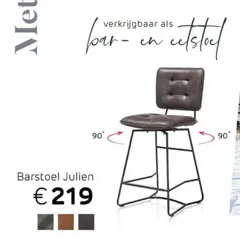 Henders & Hazel Barstoel Julien aanbieding