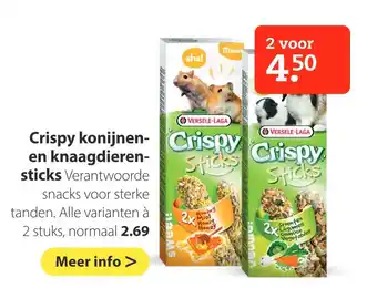 Boerenbond Crispy konijnen- en knaagdierensticks aanbieding