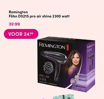 DA Remington föhn D5215 pro air shine 2300 watt aanbieding