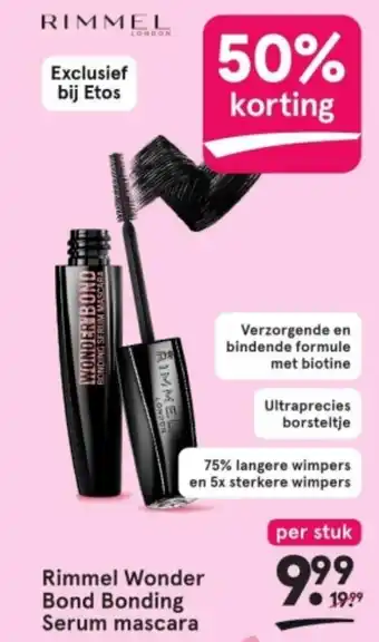 Etos Rimmel Wonder Bond Bonding Serum mascara aanbieding