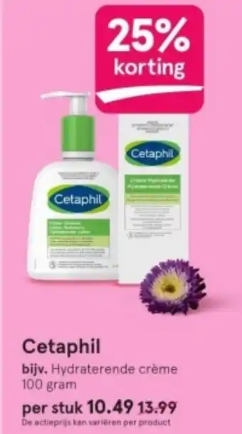 Etos Cetaphil Hydraterende crème 100 gram aanbieding