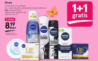 Etos Nivea Double Effect Waterproof oogmake-up remover 125 ml aanbieding