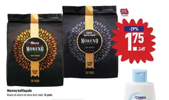 ALDI Moreno Koffiepads 36 pads aanbieding