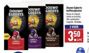 ALDI Douwe Egberts Koffiecapsules 2 voor aanbieding