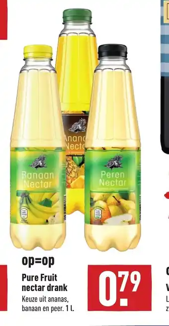 ALDI Pure Fruit Nectar Drank 1L aanbieding