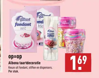 ALDI Albona Taartdecoratie per stuk aanbieding