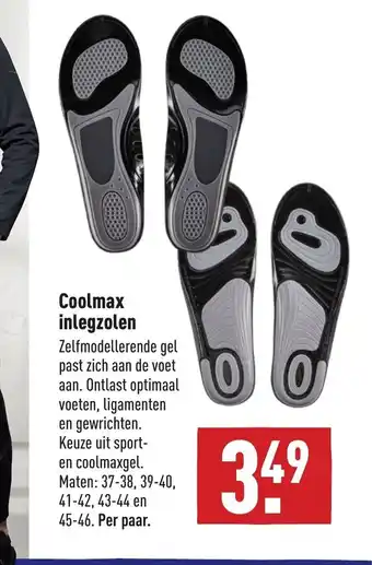 ALDI Coolmax Inlegzolen aanbieding