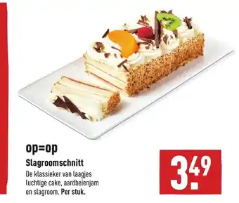 ALDI Slagroomschnitt aanbieding