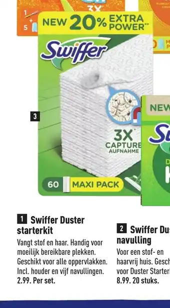 ALDI Swiffer Duster Starterkit per set aanbieding