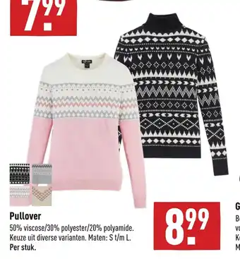 ALDI Pullover per stuk aanbieding