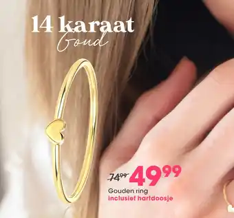 Lucardi Gouden ring aanbieding