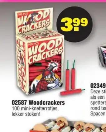 Binckhorst Vuurwerk 02587 Woodcrackers aanbieding