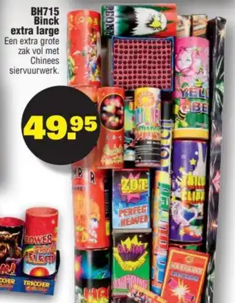 Binckhorst Vuurwerk BH715 Binck extra large aanbieding