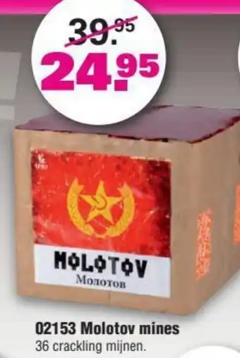 Binckhorst Vuurwerk 02153 Molotov mines aanbieding