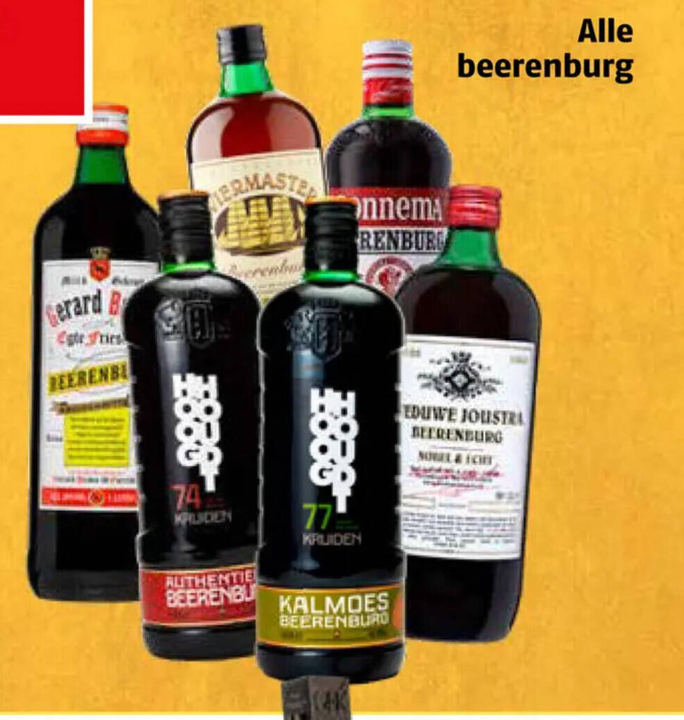 Alle beerenburg aanbieding bij Poiesz