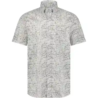 Spartoo Overhemd Lange Mouw State Of Art Short Sleeve Overhemd Print Grijs aanbieding