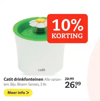 Boerenbond Catit drinkfonteinen aanbieding