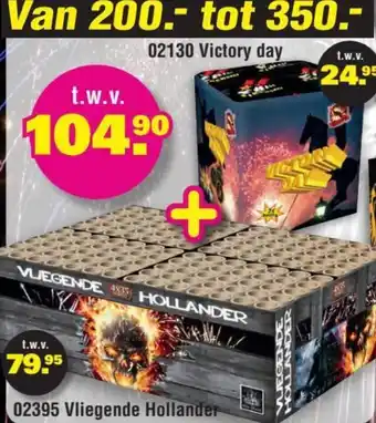 Binckhorst Vuurwerk 02130 Victory day aanbieding