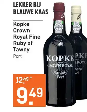 Gall & Gall Kopke Crown Royal Fine Ruby of Tawny Port aanbieding