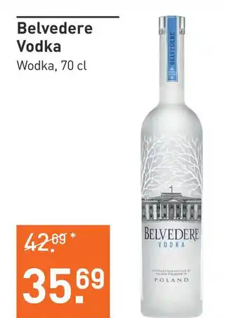 Gall & Gall Belvedere Vodka Wodka, 70 cl aanbieding