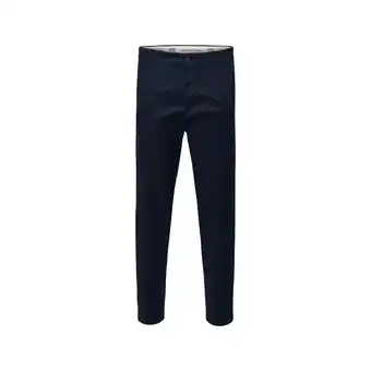 Spartoo Broek Selected Slim Tape Repton 172 Flex Pants - Dark Sapphire aanbieding