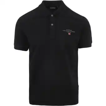 Spartoo T-shirt Napapijri Polo Elbas Zwart aanbieding