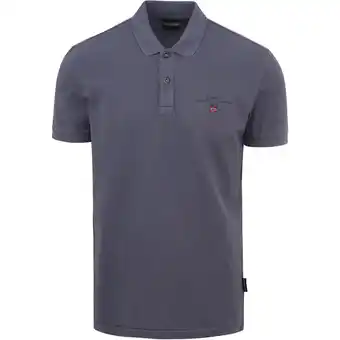 Spartoo T-shirt Napapijri Polo Elbas Blauw Grijs aanbieding