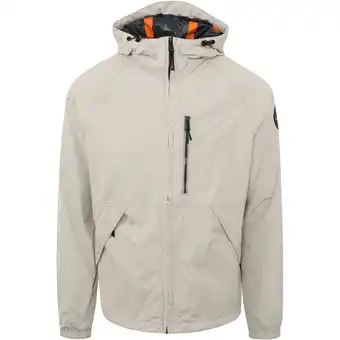 Spartoo Trainingsjack Napapijri Riobamba Jas Beige aanbieding