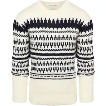 Spartoo Sweater Knowledge Cotton Apparel Wol Print Off-white aanbieding