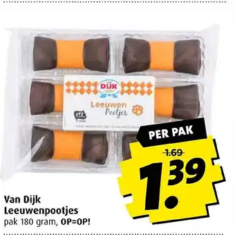 Boni Van dijk leeuwenpootjes aanbieding