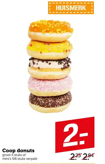 Coop Coop donuts aanbieding