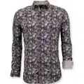 Spartoo Overhemd Lange Mouw Tony Backer Luxe Blouse Digitale Print aanbieding