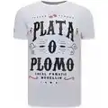 Spartoo T-shirt Korte Mouw Local Fanatic Narcos Plata O Plomo aanbieding