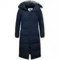 Spartoo Parka Jas Matogla Winterjas Extra Lang Nep Bontkraag aanbieding