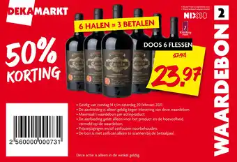 Dekamarkt Capala Primitivo Puglia Igt 2019/2020 aanbieding