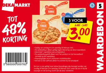 Dekamarkt 1 De Beste Krokante Pizza aanbieding